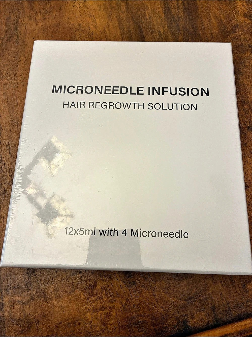 Microneedle Infusion Hair Regrowth Solution Hair Treatment Sealed Box